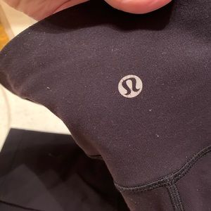 Lululemon black leggings size 8
